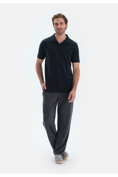 Dagi Geräucherte Modalhose mit geradem Bein und Taschen