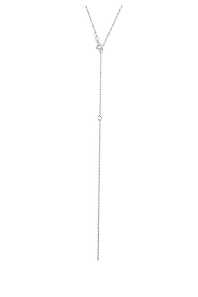 ELLI Halskette Elli Y-Kette Damen gedrehte Gliederkette 925 Sterling Silber Party/Silvester 40 cm