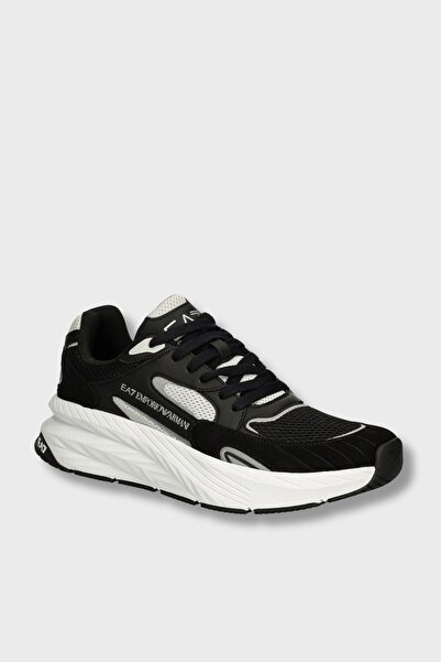 Emporio Armani Erkek Logolu Bağcıklı Sneaker