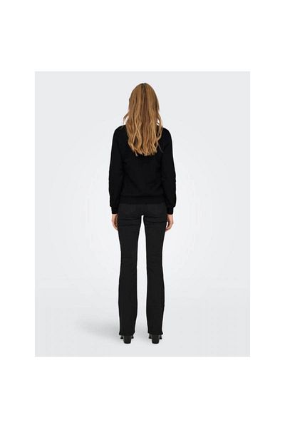 ONLY Μαύρο γυναικείο φούτερ - Onlamy Life 15331042, O-Neck, L/S