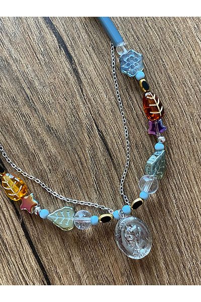 Store Colorful Shiny Stone Style Necklace