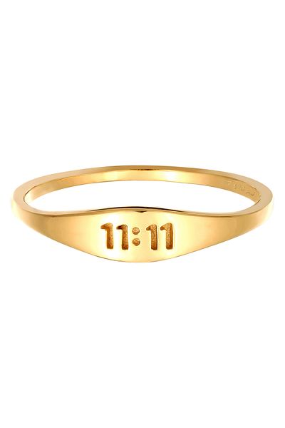 ELLI Ring Ring Women Numbers 925 Sterling Silver Boho