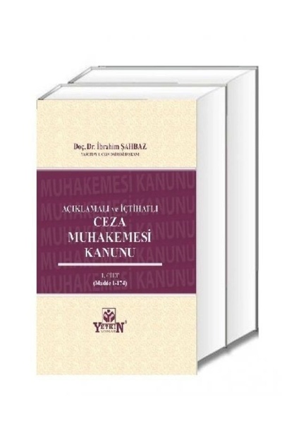 Yetkin Yayınları Uygulamalı Ve Içtihatlı Ceza Muhakemesi Kanunu (2 Cilt)-ibra...