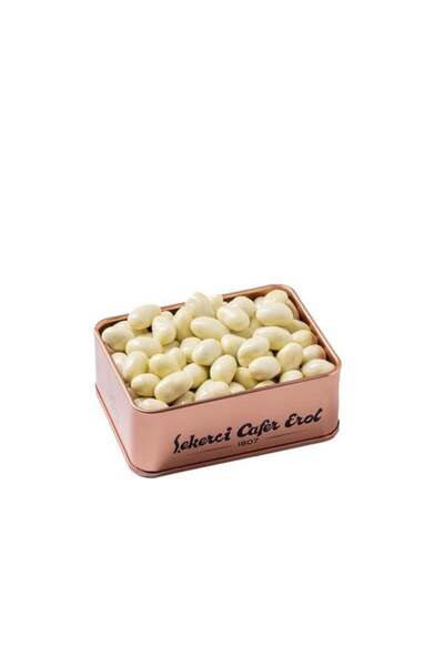 Şekerci Cafer Erol Damla Sakız Aromalı Fıstık Draje - Bronz Teneke Kutu 150 gr