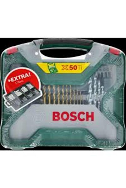 Bosch X-line 50 Parça Aksesuar Seti + 173 Parça Montaj Seti