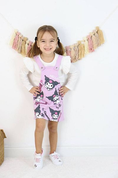 ARBİ kids Κοριτσίστικο Kuromi Purple Slopet Κοστούμι Αγορά ένα μέγεθος μεγαλύτερο για τις γιορτές