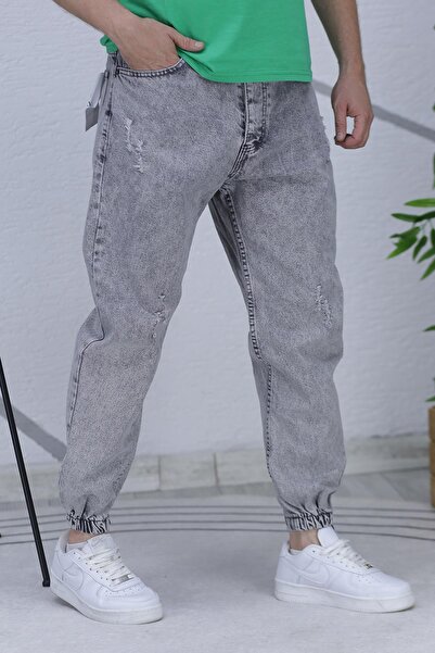 WAFRA Erkek Paçası Lastikli Tırnaklı Boyfiren Kot Pnt. 646