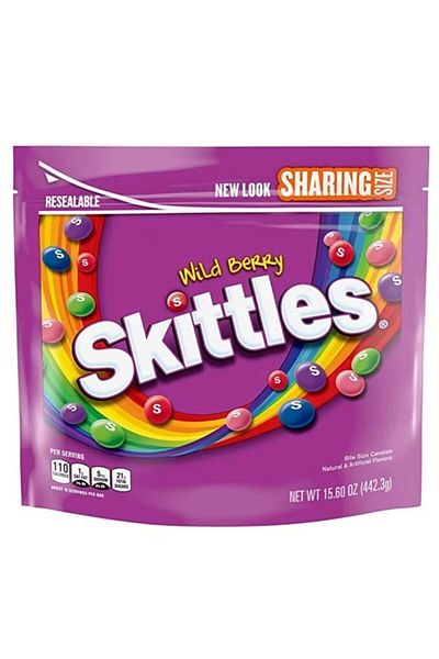 Skittles 442.3Gr Wild Berry Bite Size Candies