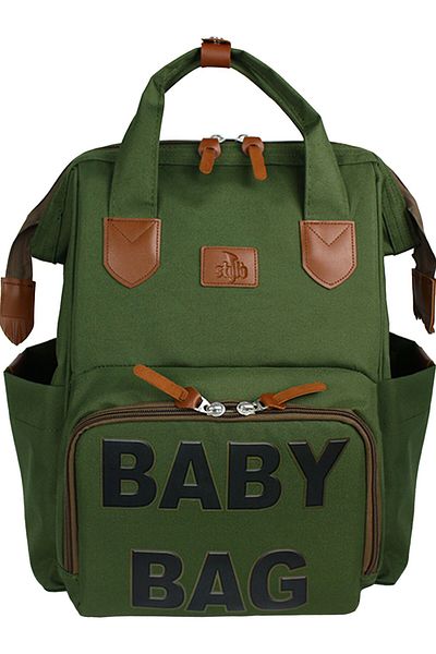 Stylo Monaco Khaki Baby Bag - Backpack