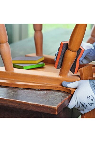 Bosch S473 Çift Taraflı Sünger Zımpara Seti 3 Parça (2608621254)