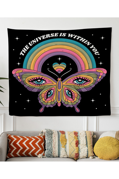 ALAMODECOR Ретро стенна декорация с пеперуди
