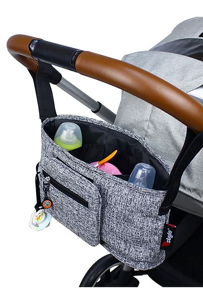 Stylo Gray Trip Baby Stroller Organizer Bag