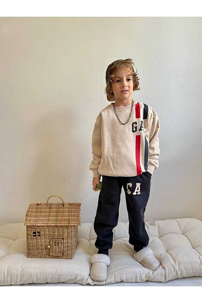 YİGİT BUTİK Striped Boy's Set