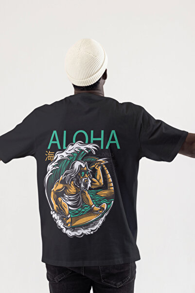 cc collection Tricou cu imprimeu Aloha pe spate