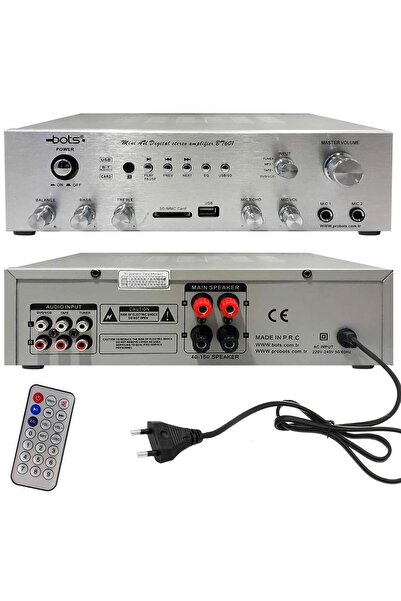 Bots Bt-601 Anfi 80 Watt 220v Stereo Bluetooth Usb Sd