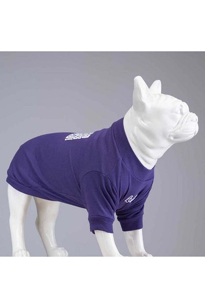 Lindodogs Lindo Dogs Good Vibes Only Flex Blue Dog Outfit T-Shirt - Size 1