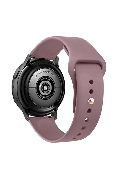 Nezih Case Xiaomi Mi Watch Color Uyumlu 22mm Silikon Kordon Gül Kurusu