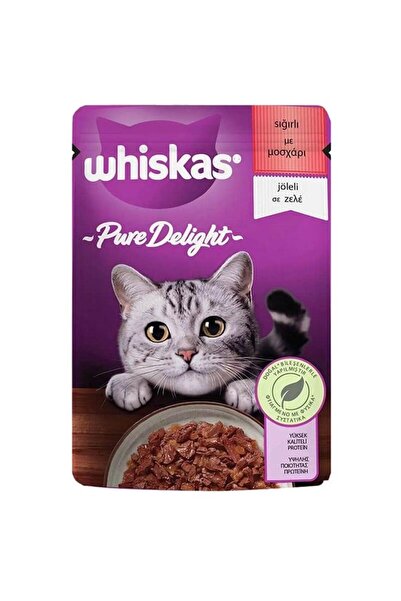 Whiskas Pure Delight Sığırlı Kedi Maması 85 gr