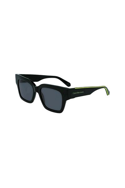 Calvin Klein Jeans Ckj 23601S 001 52 Women's Geometric Black Bone Sunglasses