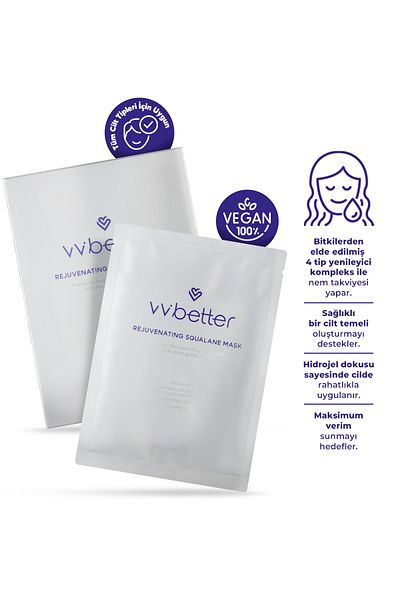 VVBETTER Rejuvenating Squalane Mask Face Mask Centella Asiatica Madecassoside Hyaluronic Acid Korea 28ml