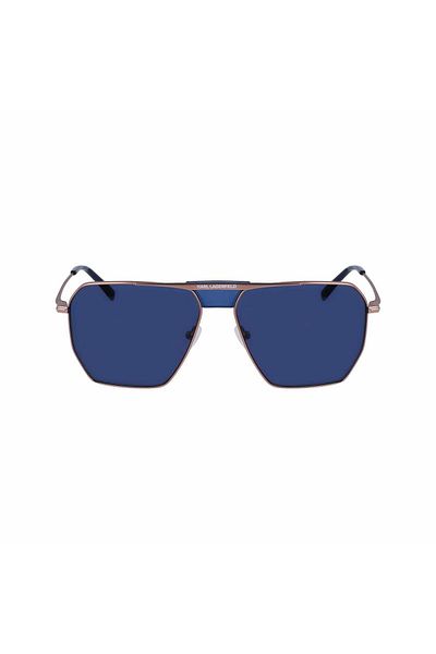 Karl Lagerfeld Kl 350S 718 58 Men's Pilot Bronze Metal Sunglasses