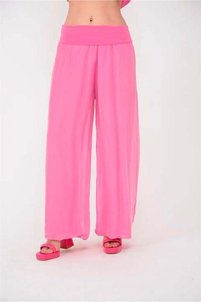 Bohem Stil Italian Corset Waisted Lined Silk Pants