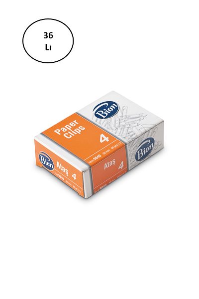 Mas Bion 9040 Paper Clip - No:4 36 Pieces