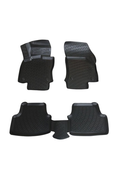 Rizline Mercedes C Serisi W204 2007-2014 3d Havuzlu Paspas Siyah