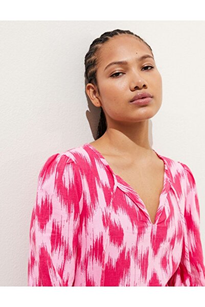 Marks & Spencer Regular Fit Mini Keten Elbise