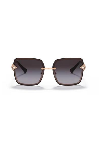 Bvlgari Bv 6167b 20148g 59 نظارات شمسية مربعة معدنية للنساء