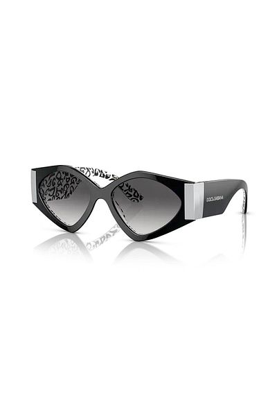 Dolce&Gabbana Dolce Gabbana Dg 4396 33898g 55 Women's Black Cat Eye Sunglasses