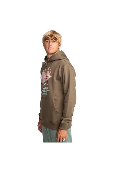 BİLLABONG Ανδρικό φούτερ Billabong Take Care Po καφέ