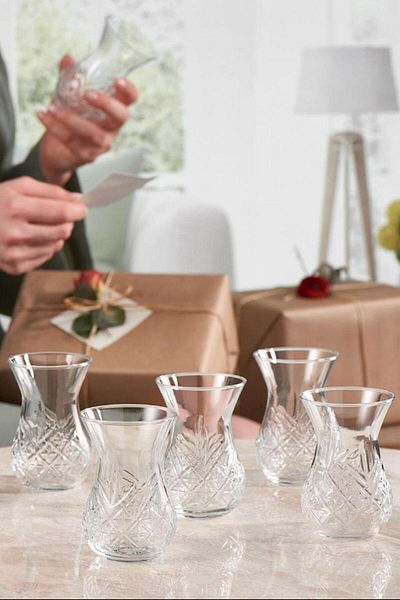 Paşabahçe 42881 Timeless 6-Piece Tea Cup 155 Cc