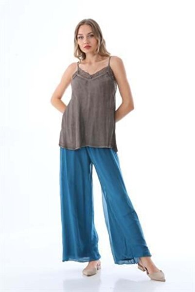 Bohem Stil Італійські брюки з корсажем і підкладкою з шовку Wes