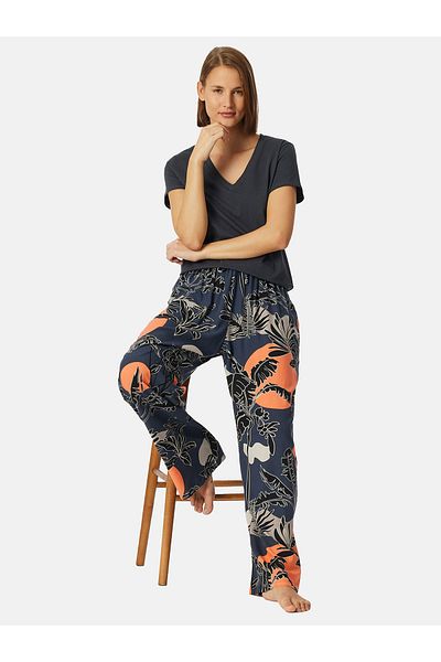 Schiesser Pyjamahose Mix + Relax Schlaf-Hose Pyjama Schlafmode