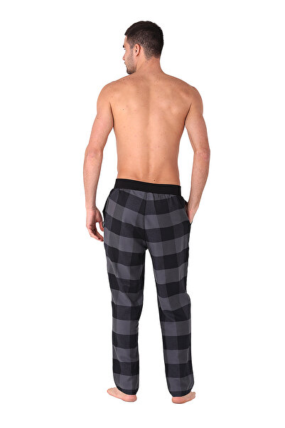 D'S Damat Pantolon Ekose Antrasit