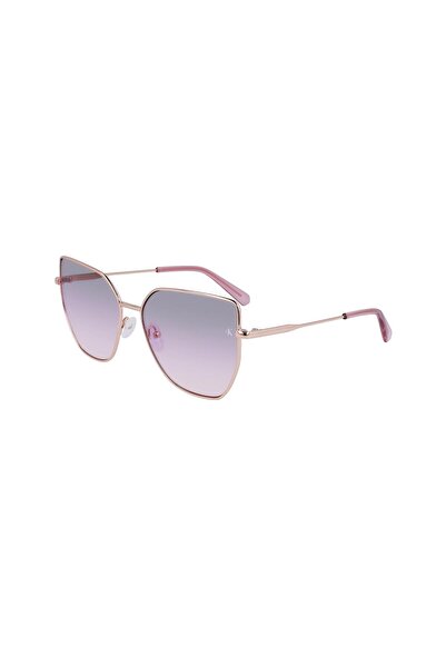 Calvin Klein RoseGoldButterfly Patterned Women'sJeansSunglasses -Ckj23202s 77...