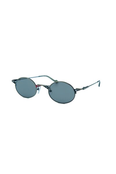 By Kilian Kilian Pazzo C3 46 - Unisex Gray Metal Oval Sunglasses