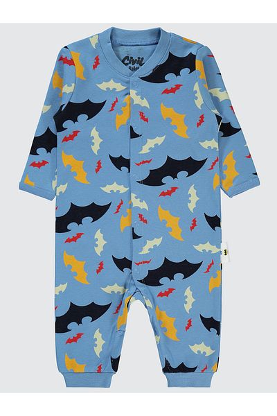 Batman Baby Boy Jumpsuit Without Booties 6-18 Months Light Indigo