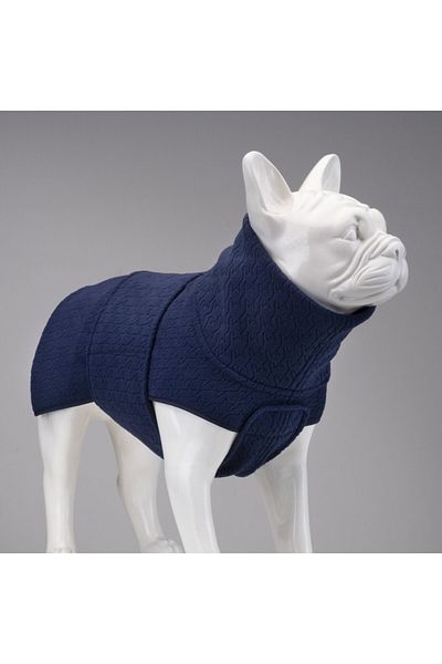 Lindodogs Navy Blue Small, Medium and Large Breed Dog Sweater