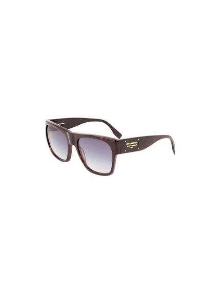 Karl Lagerfeld Unisex Square Brown Bone SunGlasses - Kl 6074s 242 55