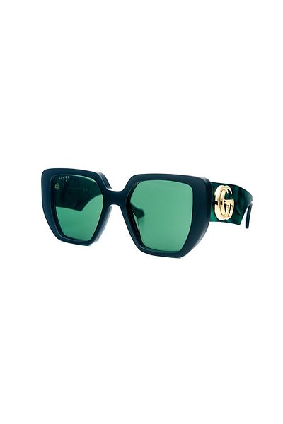 Gucci Gg 0956s 001 54 Women's Black Bone Sunglasses