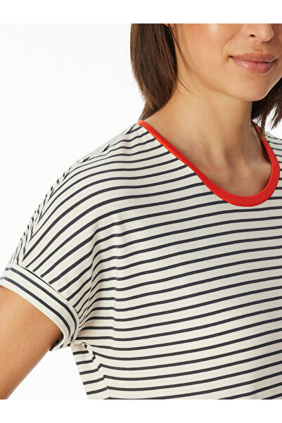 Schiesser Nachthemd Casual Essentials Nacht-Hemd Schlafmode Sleepwear