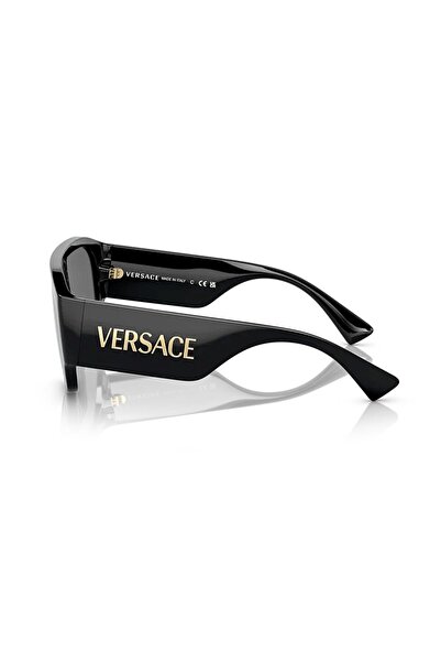 Versace Ve 4439 Gb187 33 Women's Black Bone Sunglasses