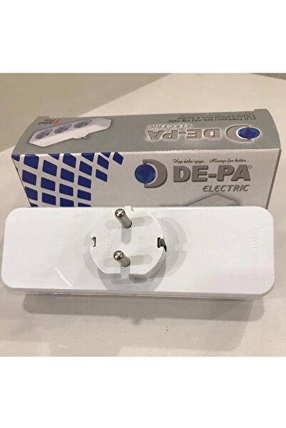 Depa Üçlü Topraklı Fişli Priz Golyat