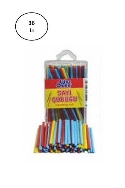 Easy Tedarik 36 Pieces Luxury Özen Number Sticks