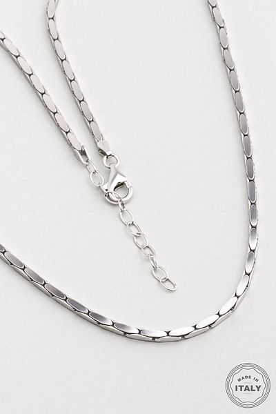 So CHIC... Italian Design 55 cm Silver Men's Necklace