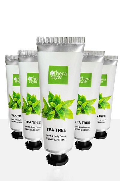 Thera Style 5-Pack Tea Tree Hand Cream - Tea Tree Hand Cream 30 ml Acne Treatment