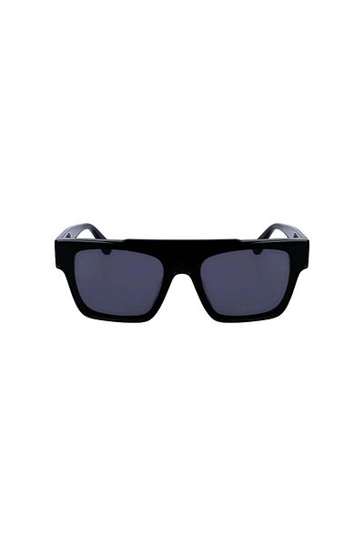 Karl Lagerfeld Kl 6090s 001 52 Unisex Rectangle Black Bone Sunglasses