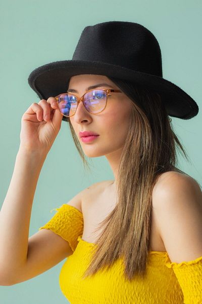 Focus On Eyewear نظارات حماية من الضوء الأزرق من Ohrid Honey Foam